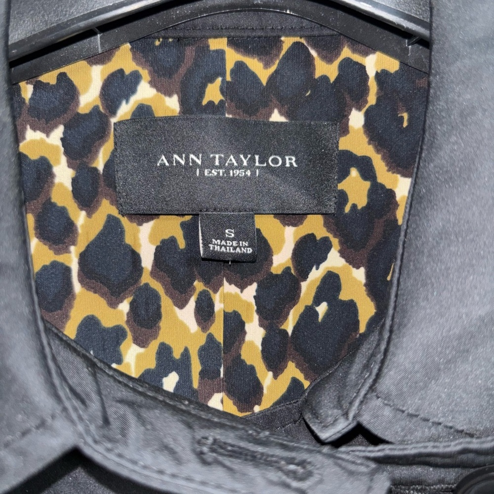 ⭐️ ACCEPTING OFFERS ⭐️ANN TAYLOR Rain Trench JACKET SZ S - Picture 3 of 9